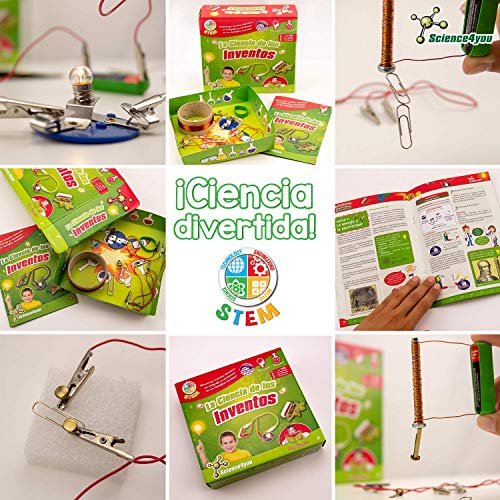 Science4you 605206 Science of Inventions Scientific and Educational Toy Stem for Children +8 Years, multicoloured, One Size - Image 4