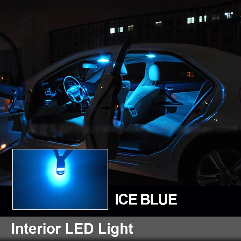 Kit d'ampoules de Plafond d'intérieur de Voiture à LED Canbus 11 pièces, pour Lampe de Plaque d'immatriculation de Porte de Coffre Acura NSX 2002 2003 2004 2005