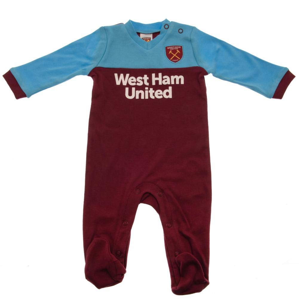 WHUFC West Ham United Baby Kit Sleepsuit | 2019/20 Season (12-18 Months)