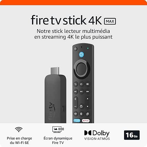 Amazon Fire TV Stick 4K Max (Nouvelle génération), Appareil de