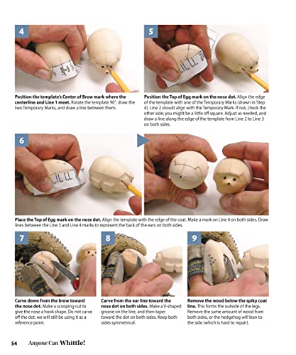 Anyone Can Whittle! Carve Wood, Soap, Golf Balls & More in 30+ Easy Projects (Fox Chapel Publishing) Beginner-Friendly Whittling Guide - Full-Size Patterns for Step-by-Step Ornaments, Animals, & More - Image 4