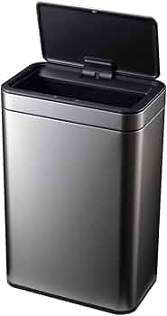 Amazon｜EKO ゴミ箱 自動開閉 メリディアンセンサービン シルバー 45