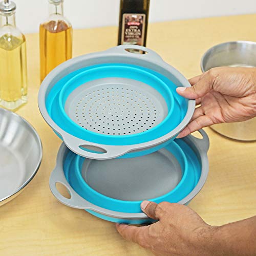 Collapsible Drainer & Bowl Set - Southern Homewares - Strainer Kitchen Pack For Preparing And Cooking #TOP3