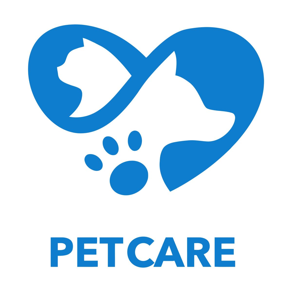 Wall Decals Paster Paper Pet Care Love Friendship Animals Dog Cat 81x86.3cm Removable Without Leaving Glue Extra Large Blue — image 1