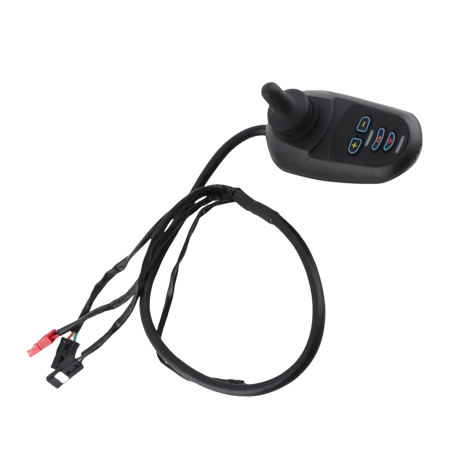 Chrees Controlador de Potencia para Silla de Ruedas Eléctrica 45A, Controlador de Joystick con Cepillo Conector para Silla de Ruedas DC24V