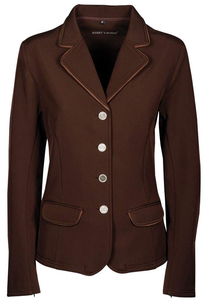 Harry's Horse Veste de tournoi Softshell St.Tropez TT - Couleur : noir - Taille XXL