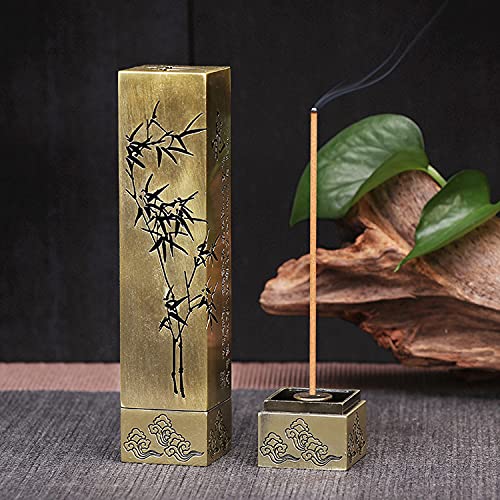 CLCCLQ お香入れ お香立て 香炉 お香たて-線香立て 香合 線香 白檀高い8.5cm 25本入