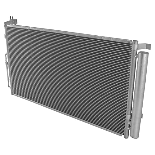 Image of TRQ A /C Condenser and Receiver Drier Assembly Compatible with 11-15 Kia Optima L4 2.4L 12-14 Hyundai Azera 11-13 Sonata L4 2.4L