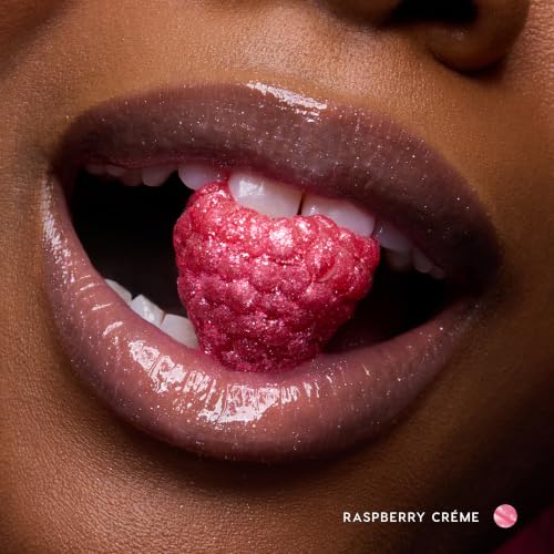 Image of ColourPop Fresh Kiss Glossy Lip Balm Set - Hydrating Lip Care Enriched with Peptides + Hyaluronic Acid - Shimmer + High Shine Finish - Vegan + Cruelty-Free - Raspberry Cake (2 Count)