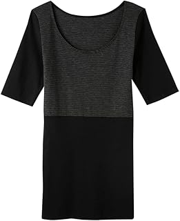 GUNZE(グンゼ) あったかインナーホットマジック 【集中保温】 薄手で暖かい 吸湿発熱 裾シームレス 半袖 5分袖 MH9448Rレディース