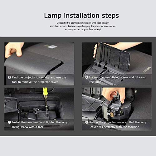 Lámpara de repuesto para proyector Sharp PG-MB55 y similar miniatura 4