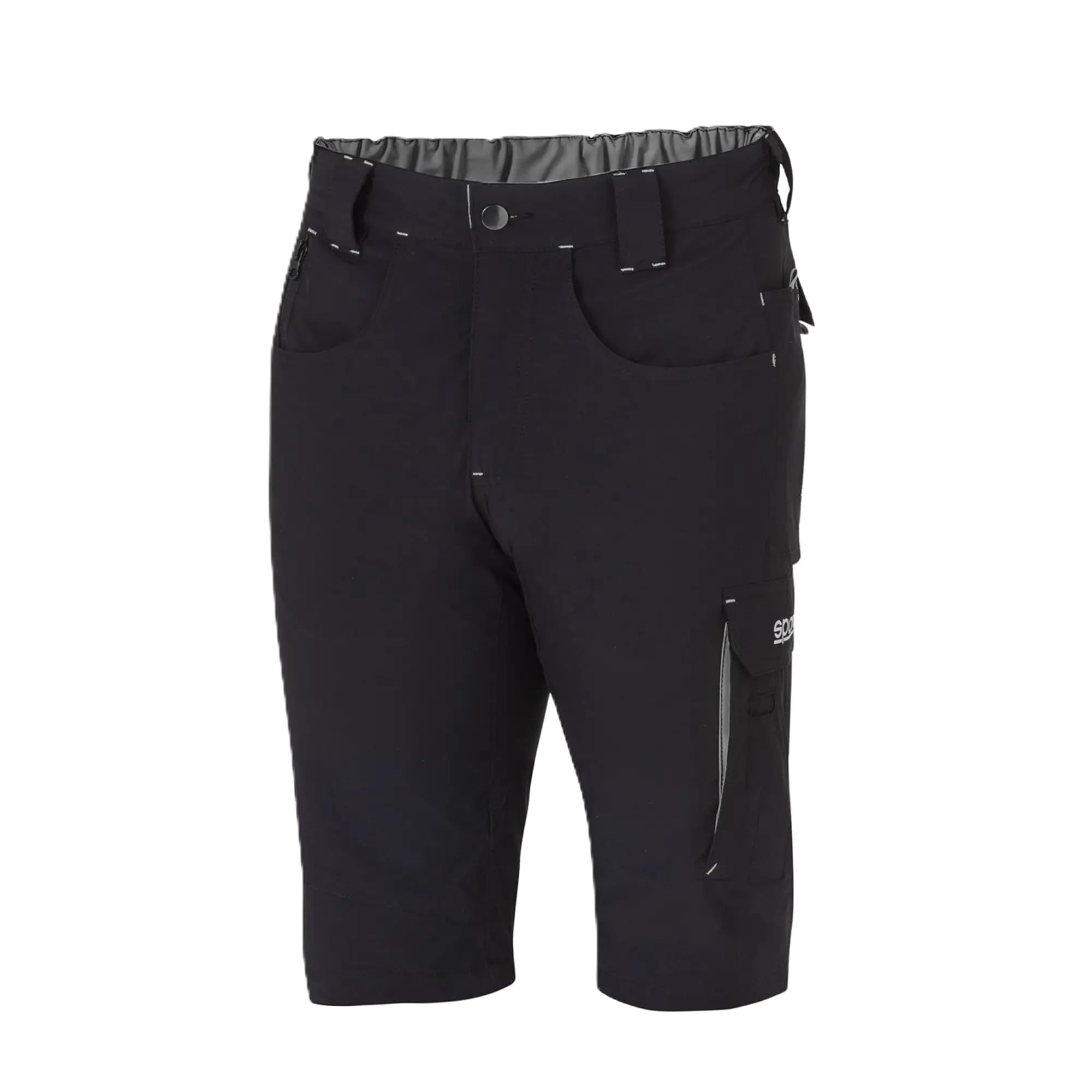Sparco Bermuda da Lavoro Laredo Uomo. Pantaloncini Estivi Leggeri 170 g/m², Multi Tasche Cargo. Shorts Tecnici in Misto Nylon/Spandex da Cantiere o Officina. Modello Tech Light
