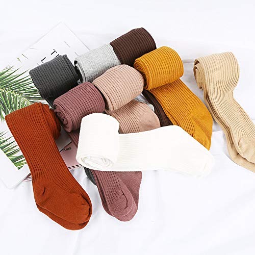 Little Girls' Solid Tights Stockings Footed Thick Cable Knit Legging Pantyhose Stocking Fall Winter Long Socks3