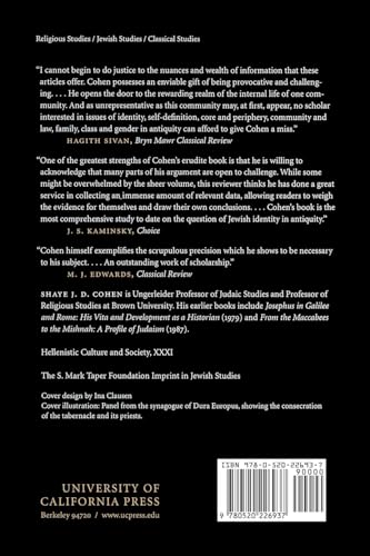 The Beginnings of Jewishness: Boundaries, Varieties, Uncertainties (Hellenistic Culture and Society) (Volume 31) - Image 2