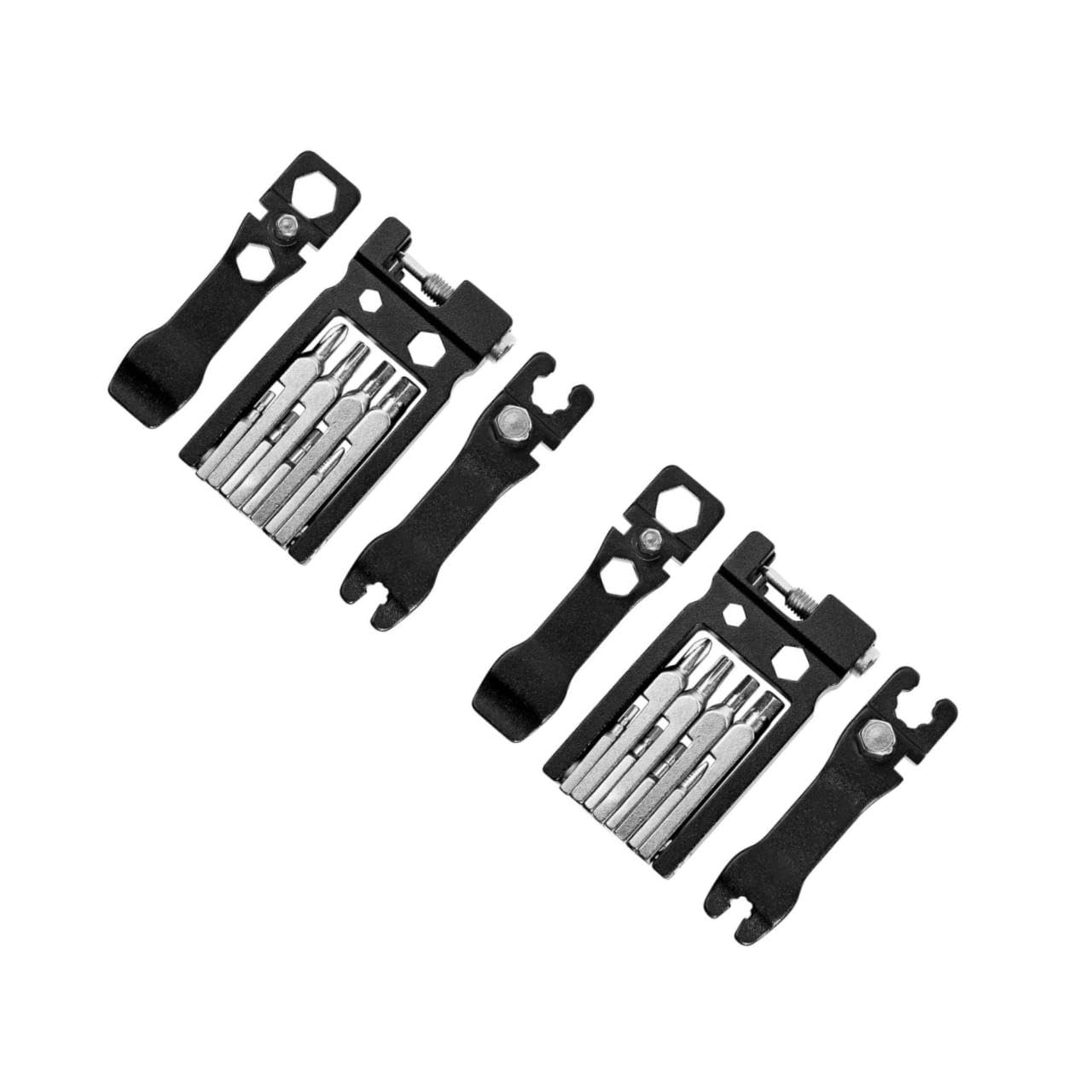 ibasenice 2 Pezzi Kit Riparazione Multifunzionale per Biciclette Include Cacciavite Chiave e Regolatore Utensili Versatili per Riparazioni Bici Computer e Elettrodomestici Strumento Robusto