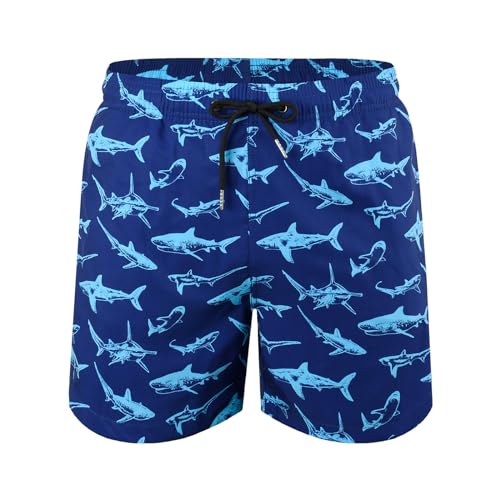 JOYSON Mens Swim Trunks with Compression Liner Quick Dry 5" Beach Shorts Workout Shorts with Pockets2