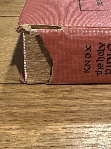 The Holy Bible Translated By Ronald Knox: Stude... B002LE9HQ6 Book Cover