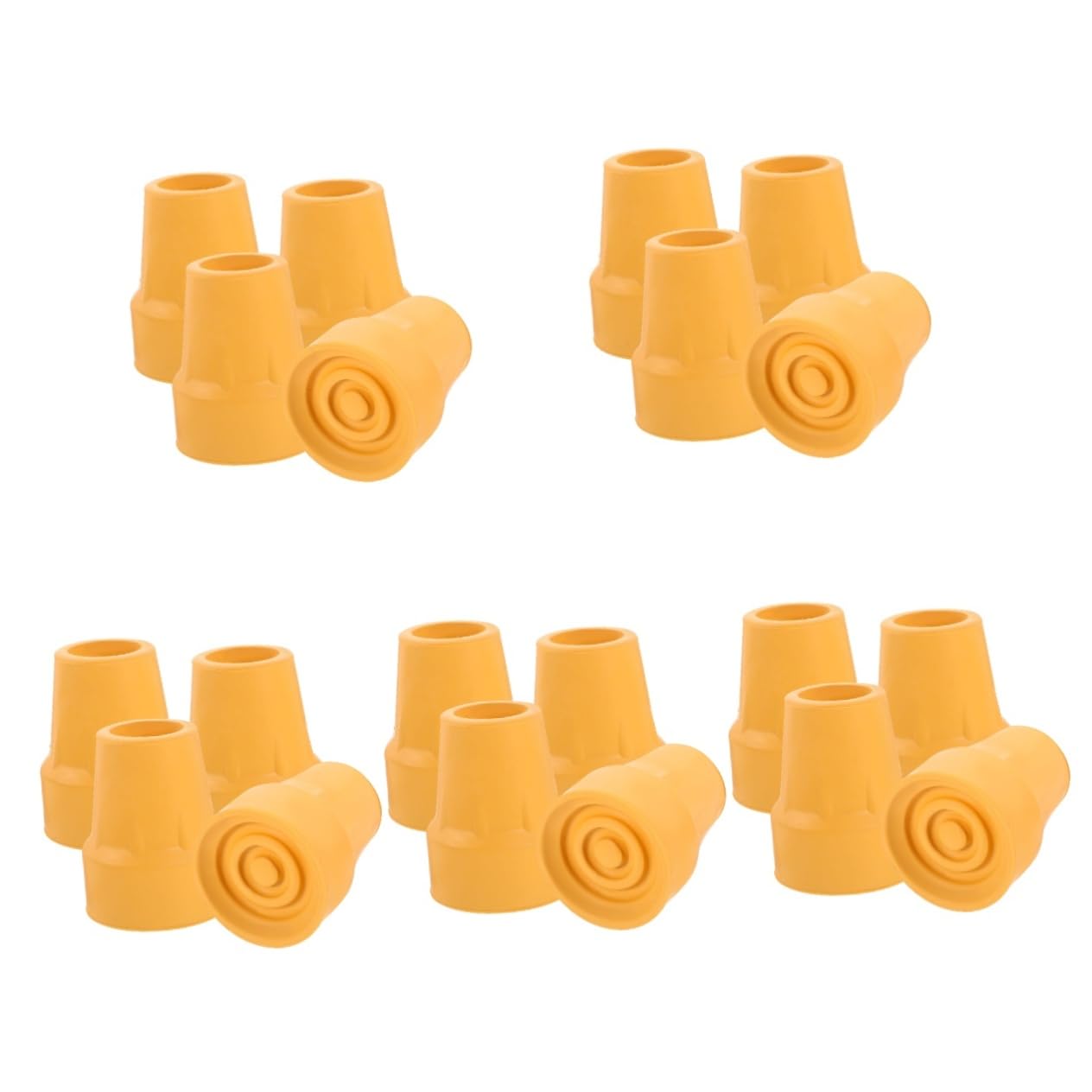 Healeved 20pièces Embouts Antidérapants Pour Béquilles Et Bâtons De Randonnée Lot De Résistant Protection Durable Compatible Avec Cannes Et Poles De Trekking