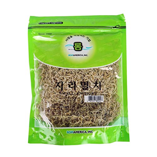 ROM AMERICA Korean Premium Small Size Dried Anchovy 227g [8 oz] 지리멸치