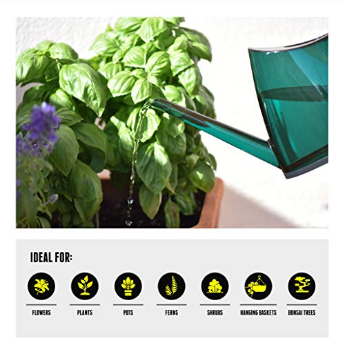 Segomo Tools 40 Ounce, 1.2 Liter, 1/3 Gallon Small Green Indoor Long Spout House Watering Can - WC40 - Thumbnail 7