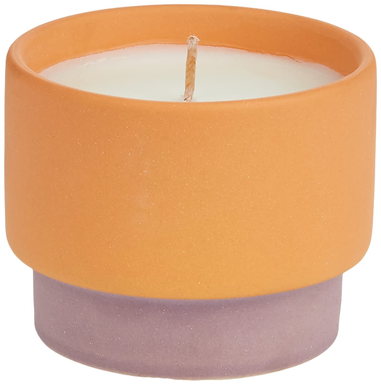 PaddywaxColor Block Violet and Vanilla Ceramic 6 oz, Orange