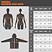 ORORO Cordless Light Gray Heated Hoodie Kit with 4400mAh Battery& Charger (Light Gray, 2X-Large)