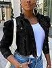 AMEBELLE Jean Jacket for Women Long Puff Sleeve Di... #5