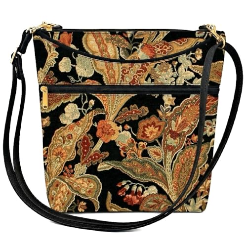 Image of Danny K. Women's Tapestry Bag Crossbody Handbag, Maggie Purse Handmade in the USA