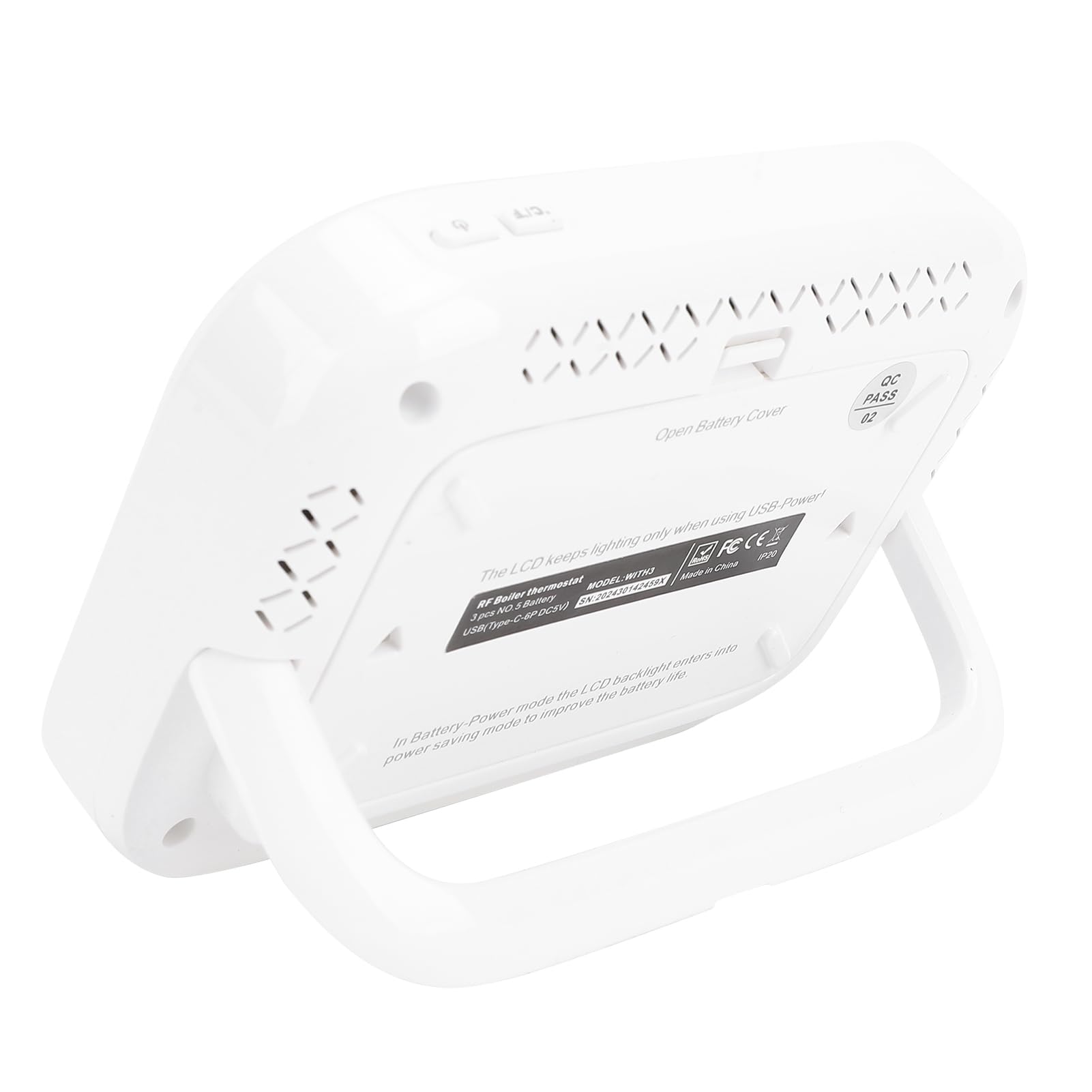 Acouto Termostato Programable Inalámbrico para el Hogar LCD Aplicación Inteligente Control de Voz Caldera de Gas Controlador de Temperatura Ambiente Termostato para Usuarios de de Forma Remota The