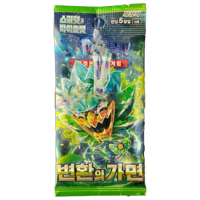 Maalavya Korean TCG Real Card Mask of Change sv6 Twilight Masquerade Booster Pack 황혼의 가장 무도회 (B0D9JZPC9G) Amazon Price History, Amazon Price Tracker