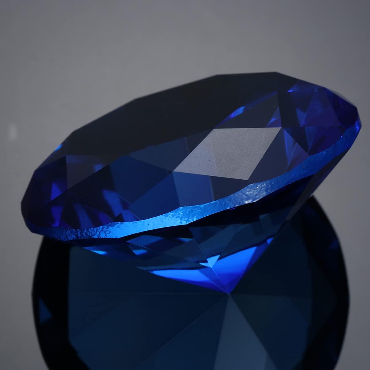 Paper Shred Filler 80mm Acrylic Diamond Gems Jewels Pirate Gems Set Treasure Jewels Large Acrylic Gemstones for Arts and Crafts Blue Nativity Craft