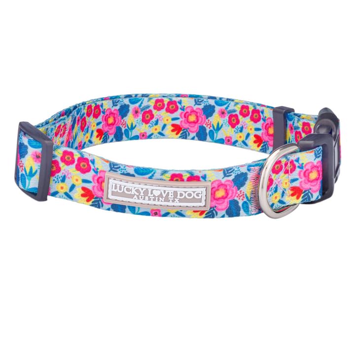 Lucky Love Dog - Adjustable Dog Collar with Easy Click Buckle for Small Ones, Durable, & Comfortable for Male & Female Dogs, Pet Collar for Puppies &