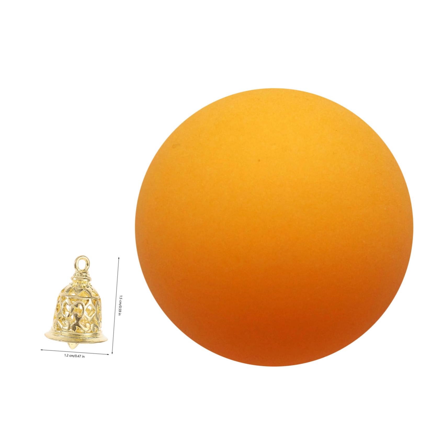 Lurrose 4 Set di Campanelli Artigianali in Ottone Campanelli per Decorazioni Eleganti Campanelli Dorati Cavi per Gioielli Ciondoli Decorazioni Natalizie 10 Pezzi*4
