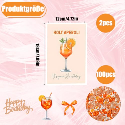 102 Stück Konfetti Geburtstag, Karte Geburtstag Frau, Geburtstagsdeko Tisch Konfetti Deko, Happy Birthday Geschenkset mit Karte und Umschlag, DIY Partydekoration für Frauen, Männer, Freunde