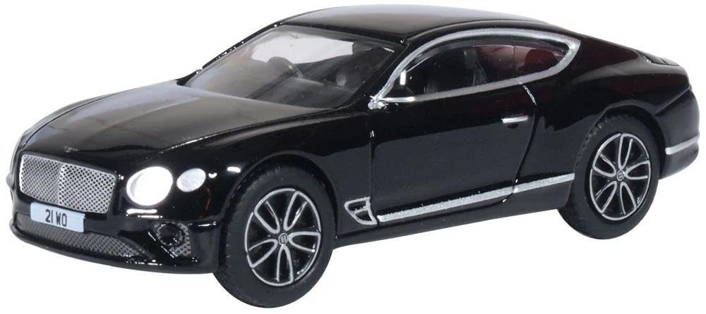 Oxford Diecast 1:76 Onyx Black Bentley Continental GT Collectable model 76BCGT003