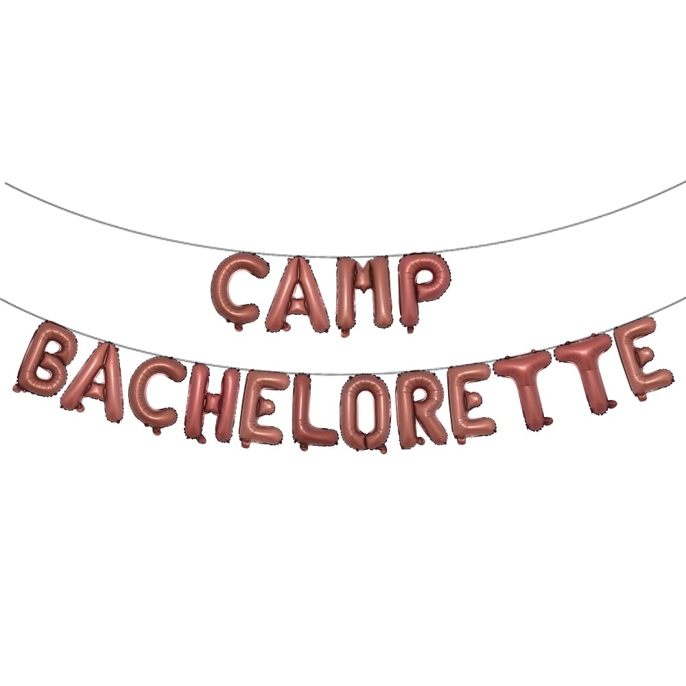 Camping Bachelorette Party Decorations Multicolor Camp Bachelorette Balloons Happy Camper/Weekend In The Woods/Lake Hiking/Mountain Themed Engagement