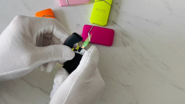 Amazon.com: NIVEK Torch Green Flame Lighter Cool Trendy Windproof