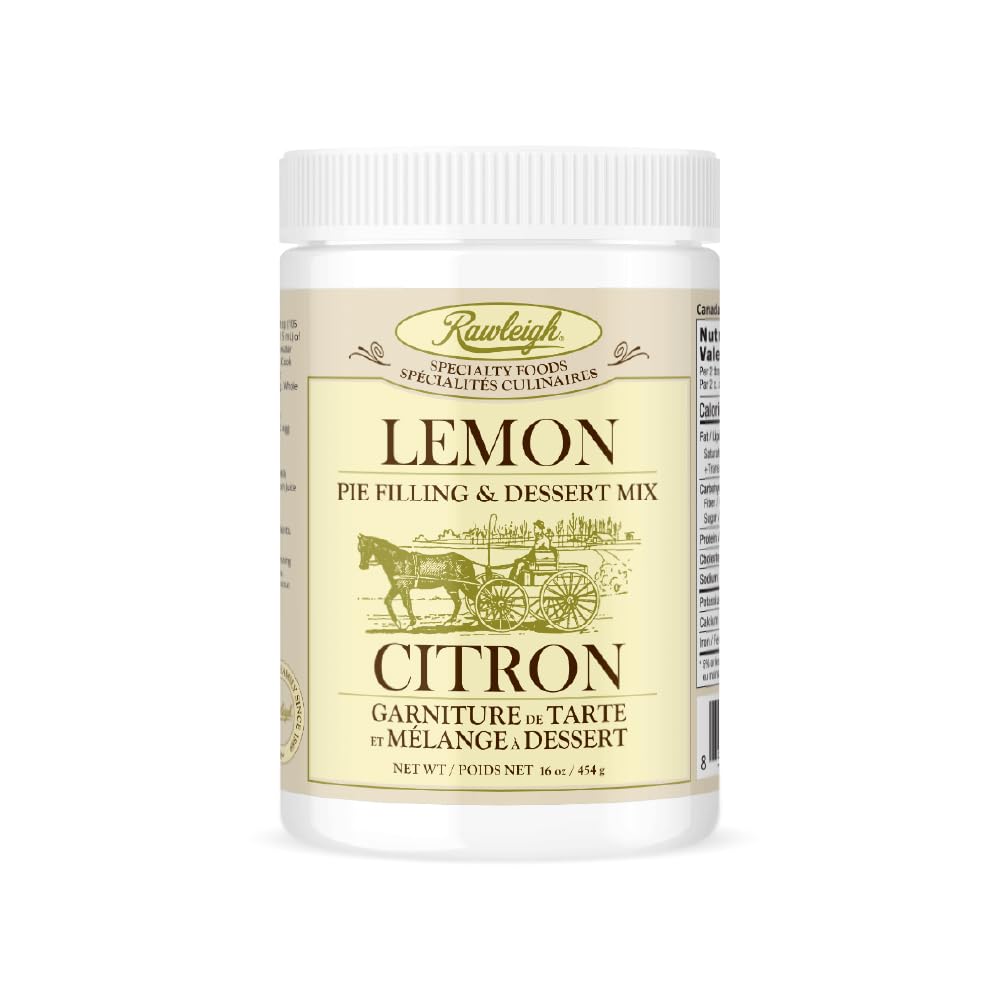 Lemon Pie Filling & Dessert Mix: 16 oz / 454g - Pack of 1, Instant Dessert Mix, Gluten Free, No MSG, Vegetarian