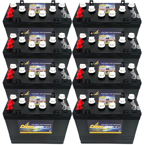 Crown CR-GC150 12V Deep-Cycle Batteries for Golf Carts, RVs, Marine