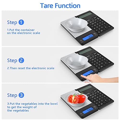 HuiJuKeJi Bilancia di Precisione 0.1g-1000g