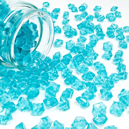 Rocas de hielo de cristal falso brillantes para peceras 6