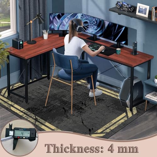 Tapis de chaise de bureau antidérapant pour protéger les sols durs des rayures - 4