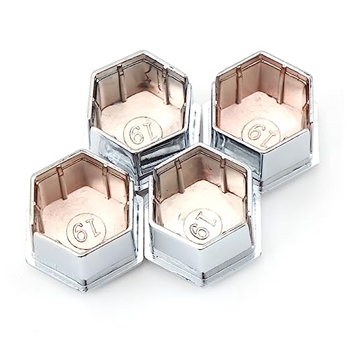 BRIGHTFUFU 10Pcs Silver Wheel Lug Nut Covers Bolt Protect Caps for Easy Fit Enhance Wheel Finish Durable Screw Protectors