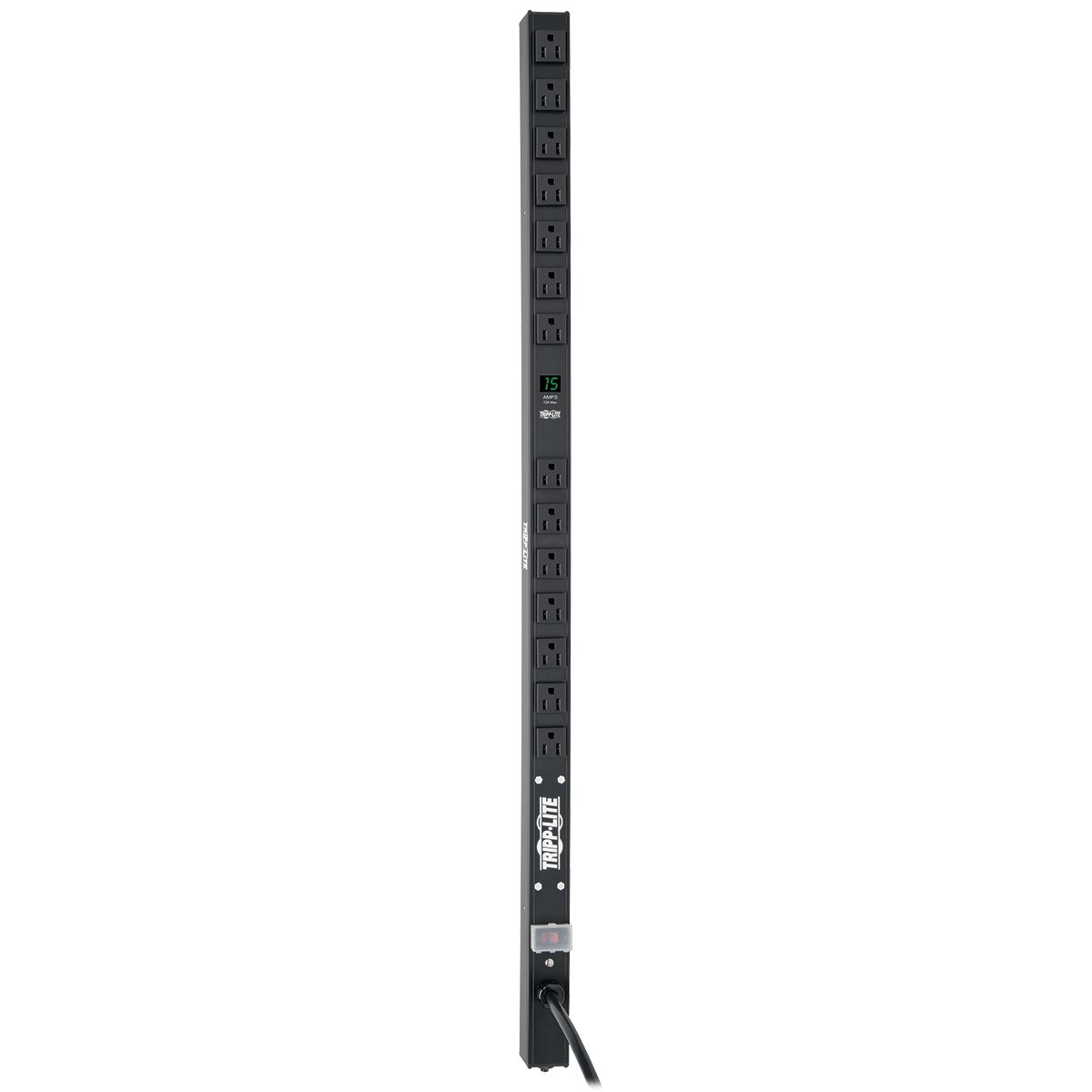 Tripp Lite　Metered PDU　PDUMH15-6　ブラック Single-Phase Metered PDU 120V, 13 5-15R Outlets, 6-ft Cord
