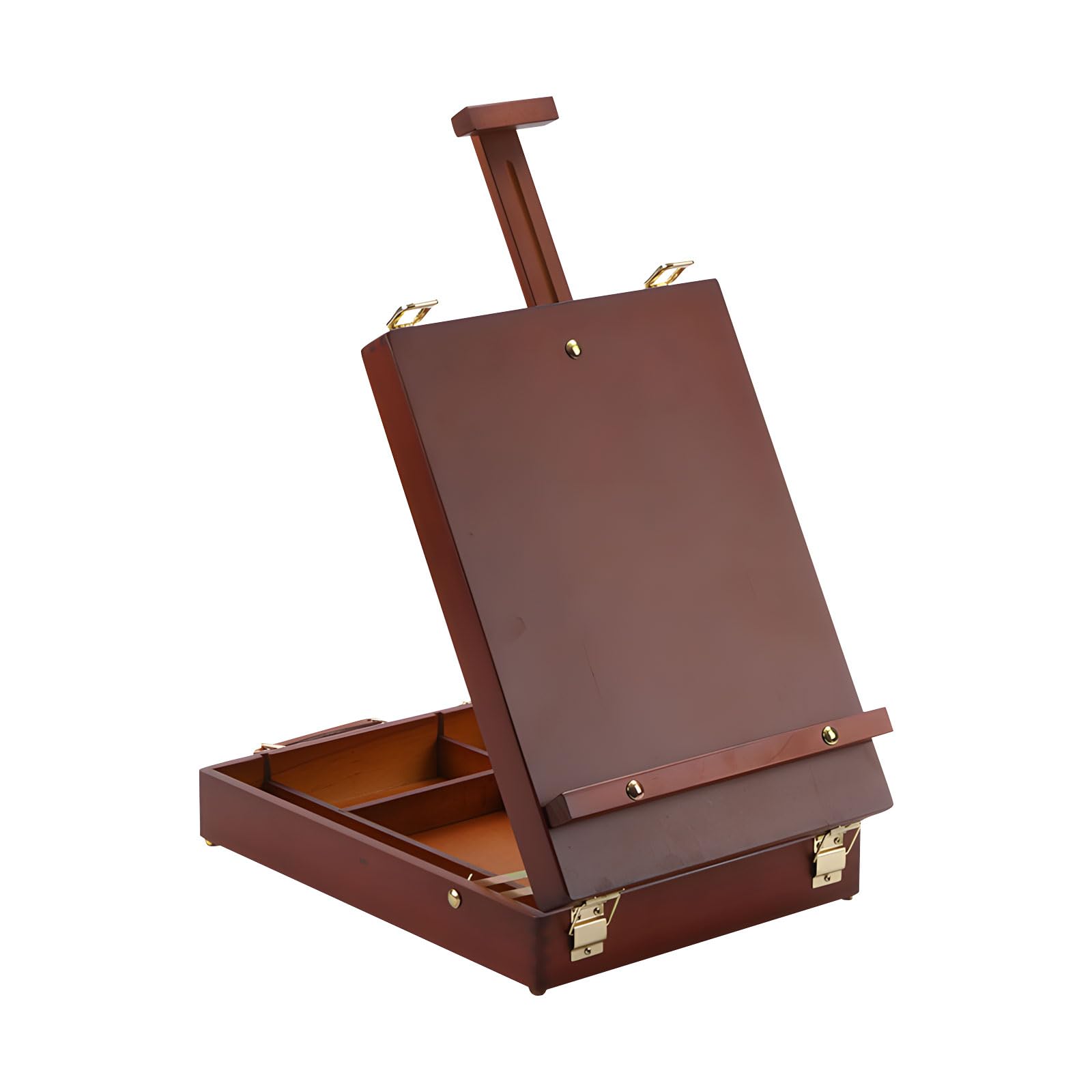 Caballete de arte ajustable para escritorio con separadores versátiles, perfecto para espacios de trabajo y proyectos de lienzo, ideal para artistas y artesanos