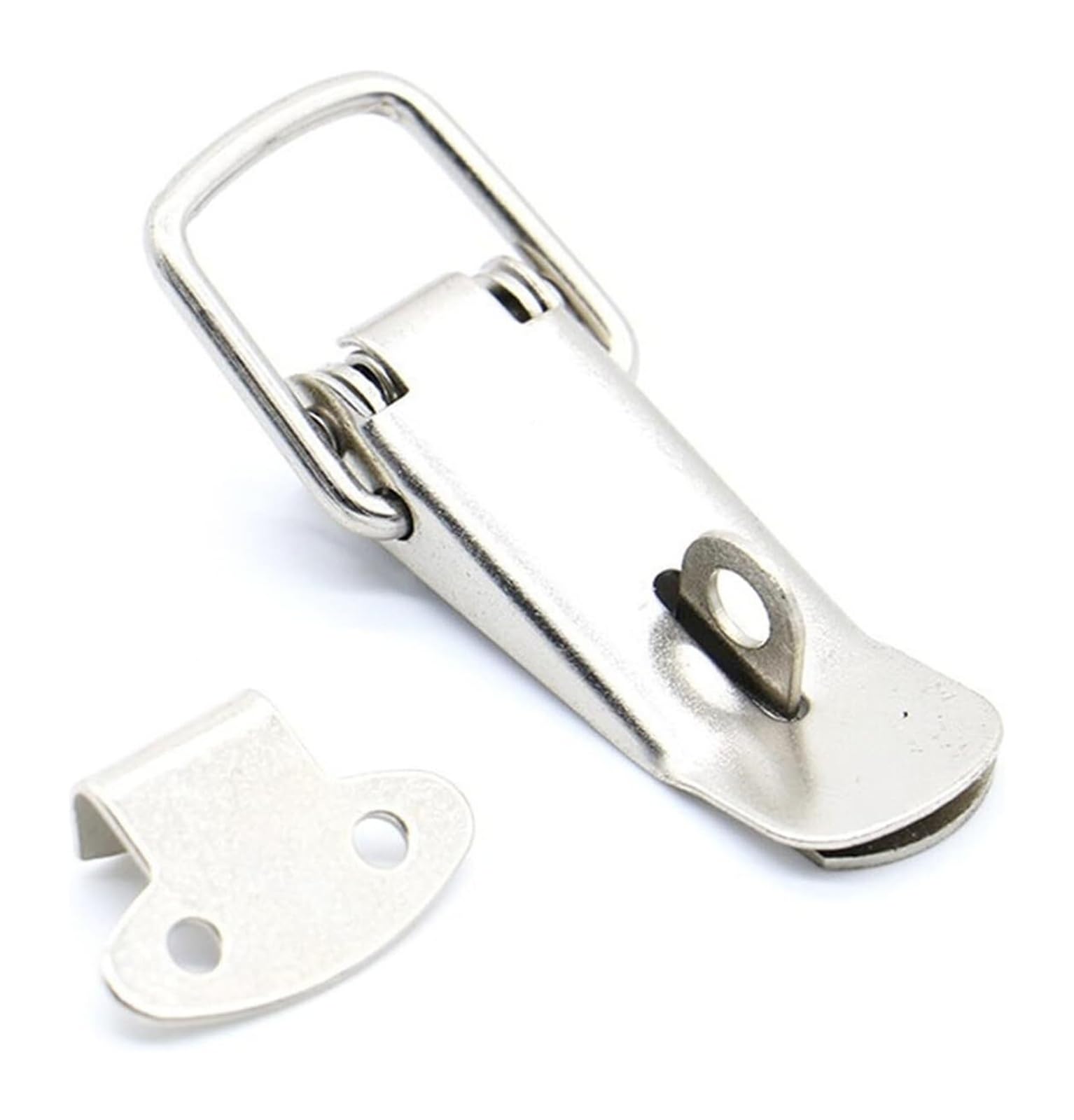 Spring-Loaded latches, Spring Toggle Latch Hasp 2 Pcs 58-107mm Stainless Steel 304