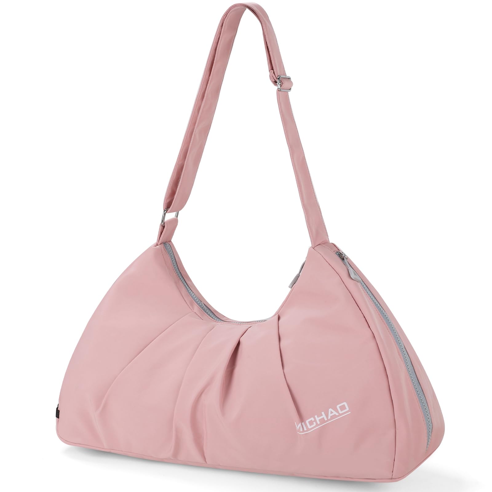 Outplea 20L Small Pink Gym Bag Womens with Shoe Compartment & Wet Pocket, Girls Sports Dance Bag