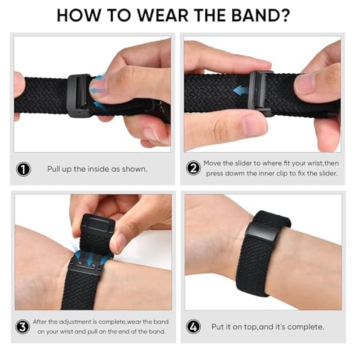 Pulsera de identificación médica elástica para hombres y mujeres miniatura 6