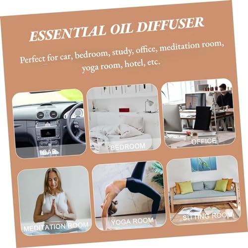 Difusor aromático eléctrico mini portátil de madera miniatura 5