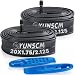YunSCM 2-PCS 20 Zoll Schlauch 20x1.75/1.90/1.95/2.0/2.10/... AV32mm Ventil kompatibel 20 Zoll Fahrradschlauch/Kinderfahrr... Schlauch 20x1.75 20x1.90 20x1.95 20x2.0 20x2.10 20x2.125